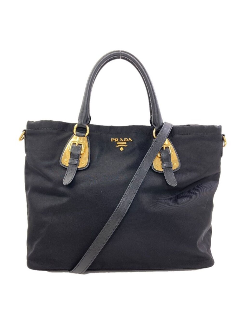 Prada Logo Handbag Nylon